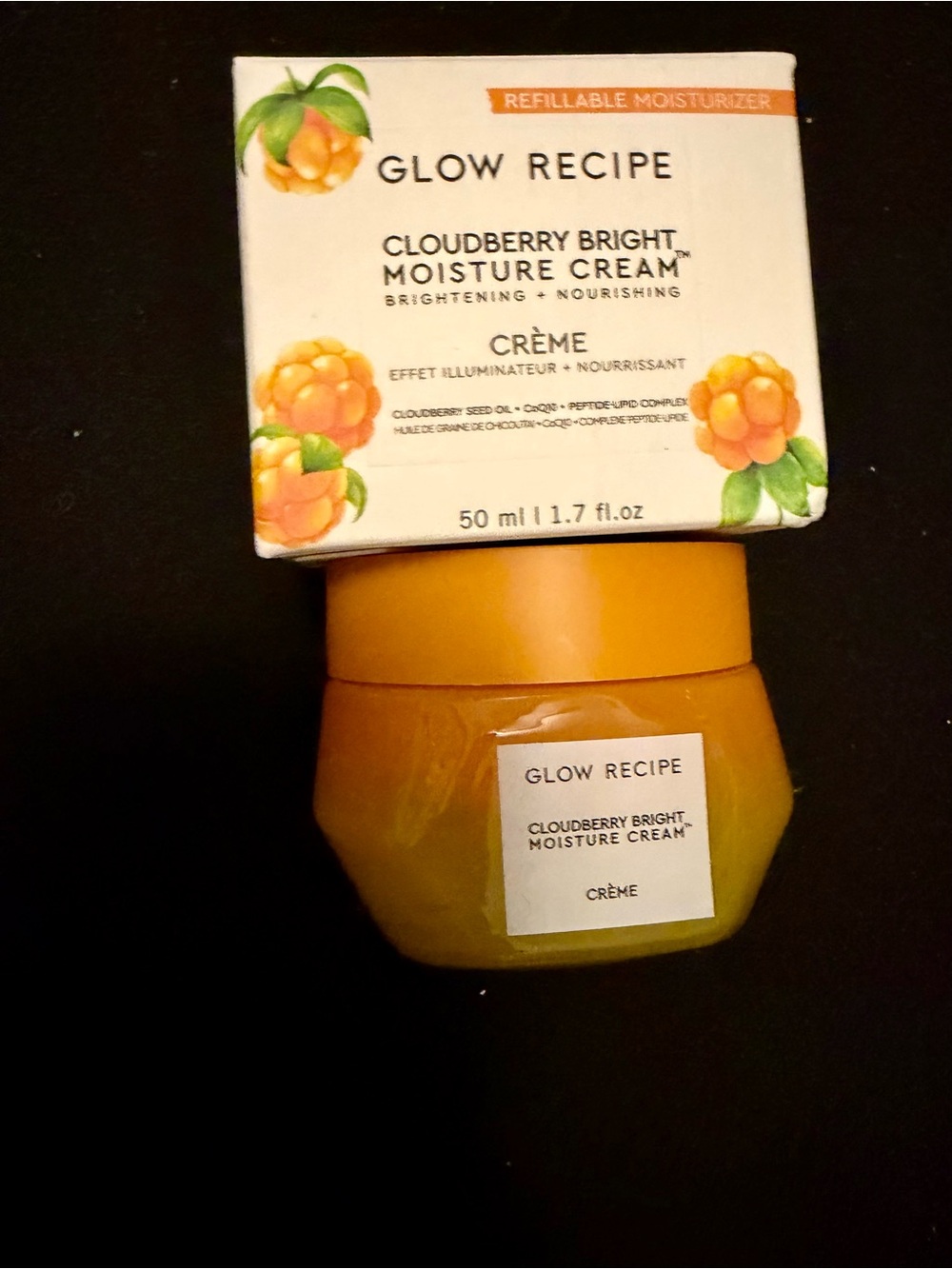 GLOW RECIPE Cloudberry Bright Moisture Cream (50 ml) NEW